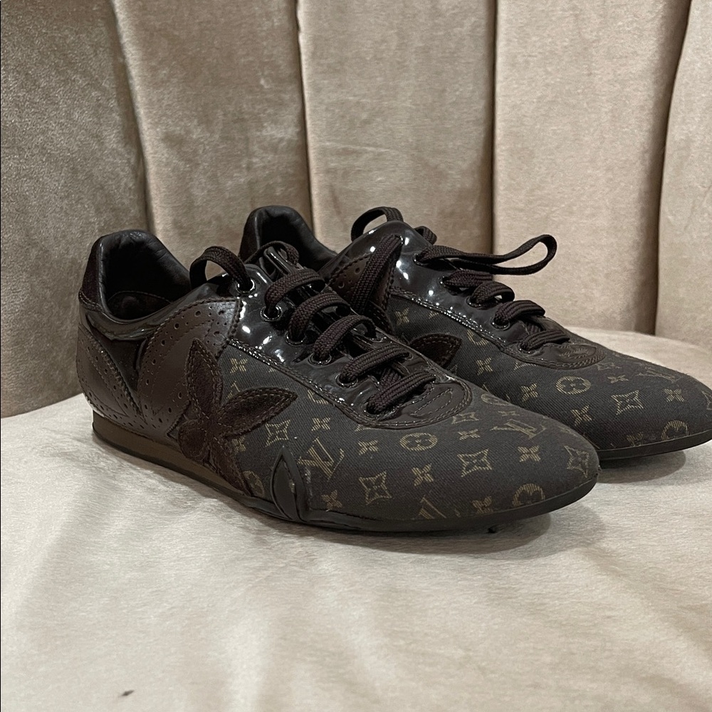 Louis Vuitton Brown Monogram Sneakers